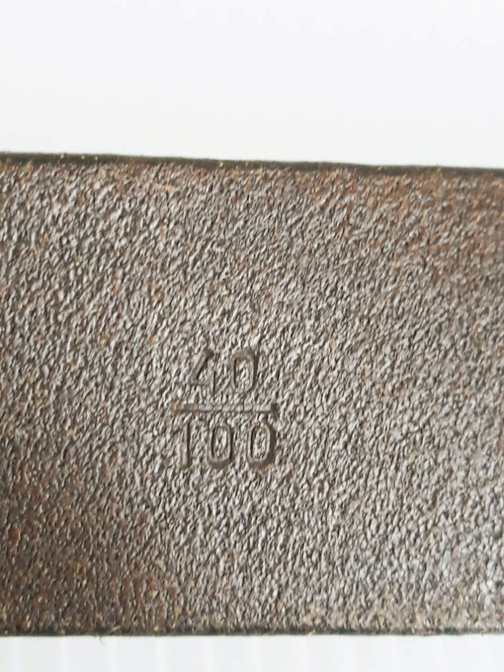 Prada Men's Brown Leather Belt 40 Distressed - Picture 11 of 11